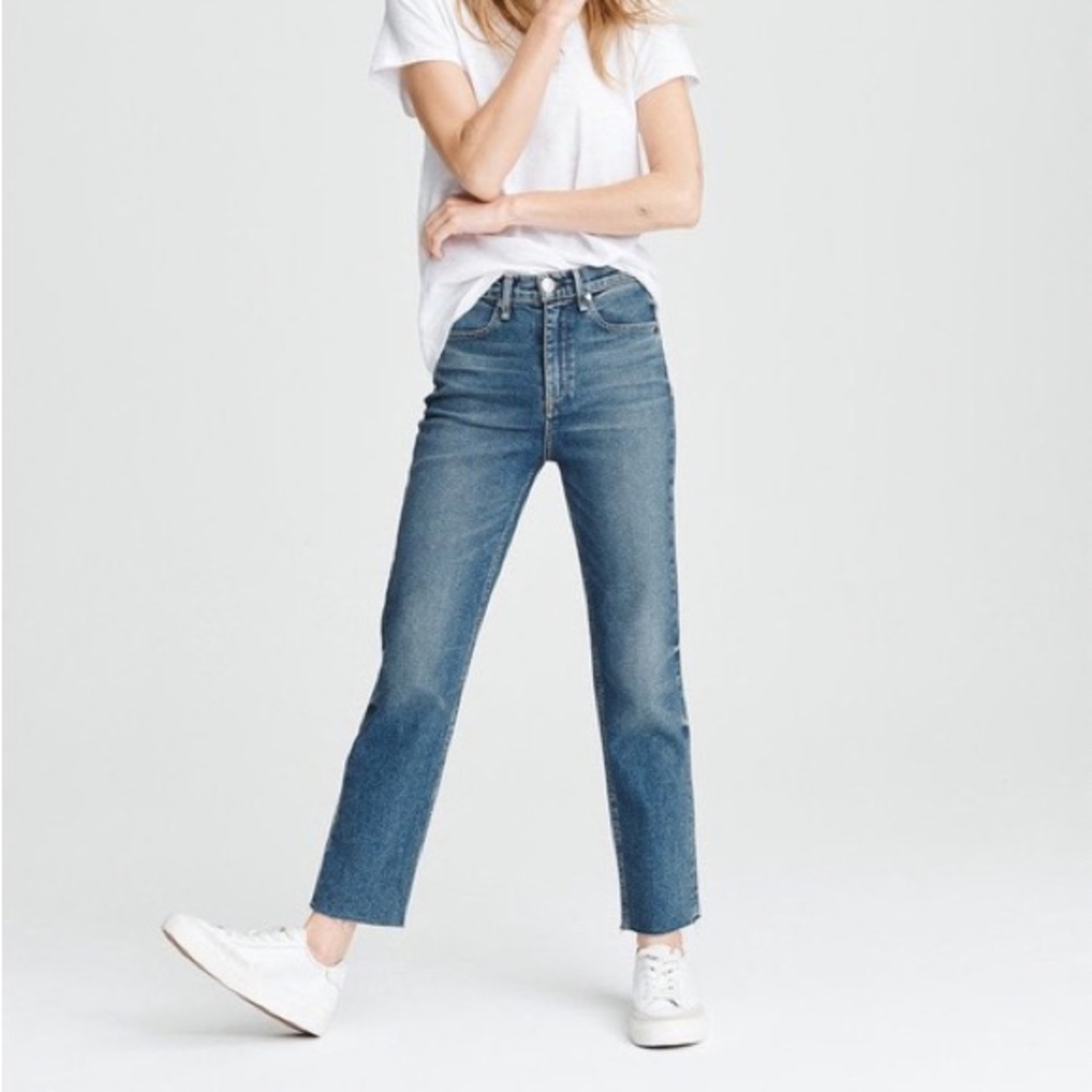 Rag and Bone Ankle Cigarette Jeans